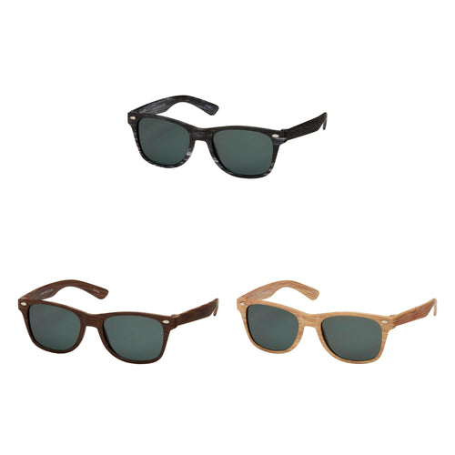 Faux Wood Kids Sunglasses.