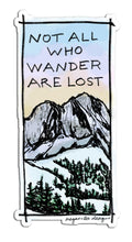 Load image into Gallery viewer, Wander Sticker Camp, Nature, Outdoors, Die Cut.
