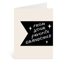 Load image into Gallery viewer, From Your Favorite Grandchild Card | Grandparent Cards.
