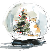 Load image into Gallery viewer, Cat Watercolor Ornaments
