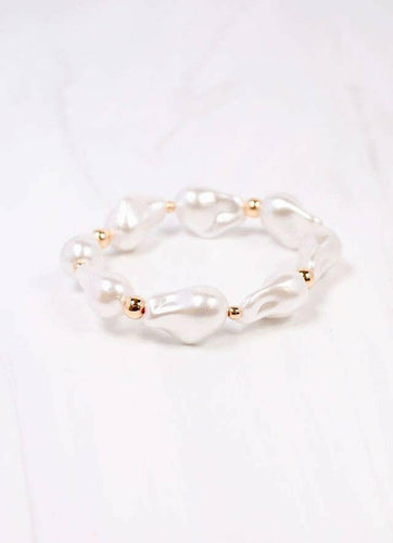 Jerald Pearl Bracelet CREAM.