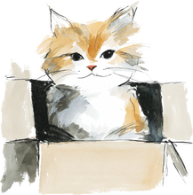 Load image into Gallery viewer, Cat Watercolor Ornaments

