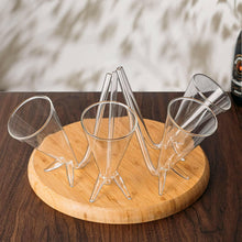 Load image into Gallery viewer, Champagne Shooter 4pk With Stands - Reusable Acrylic
