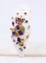 Load image into Gallery viewer, Mardi Party Krewe Headband WHITE
