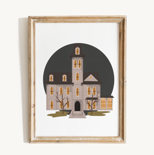 Addams Family Home Print.