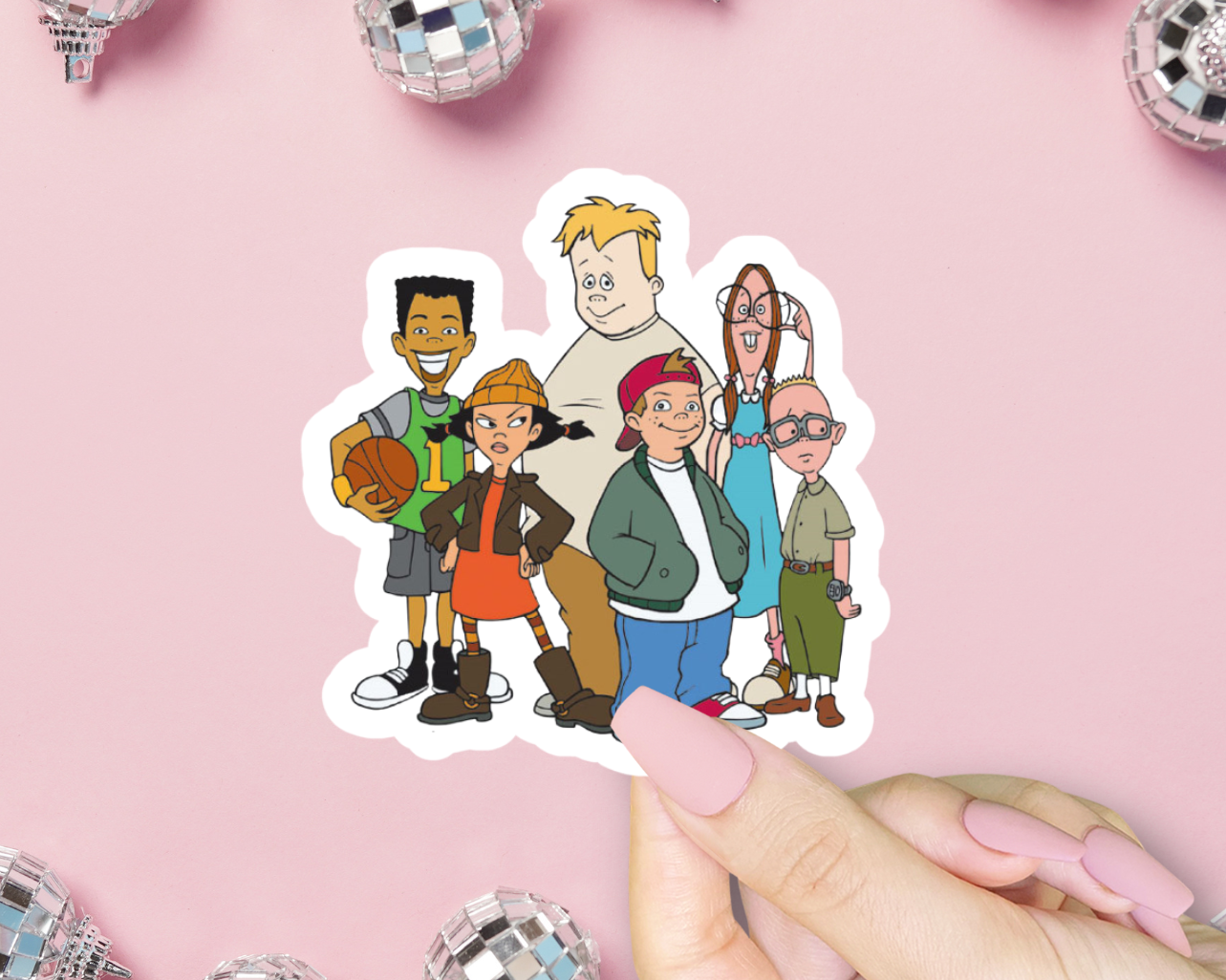 Recess Sticker, 90s Children Show, Disney Channel.