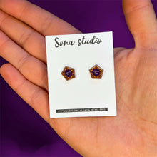 Load image into Gallery viewer, Chocolate Frog Earrings.
