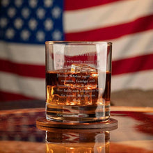 Load image into Gallery viewer, Military Oath of Enlistment - Whiskey Glass.
