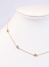 Load image into Gallery viewer, Waterloo CZ Necklace GOLD.
