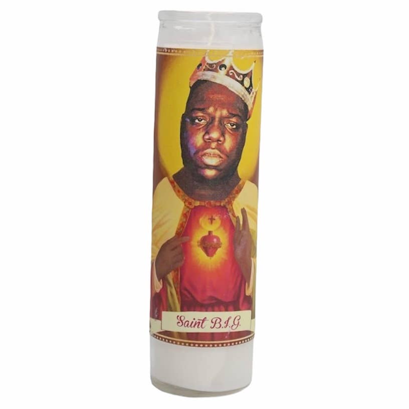 Notorious B.I.G. Devotional Prayer Saint Candle