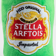 Load image into Gallery viewer, Stella Arftois Beer Bottle Squeaker Dog Toy.
