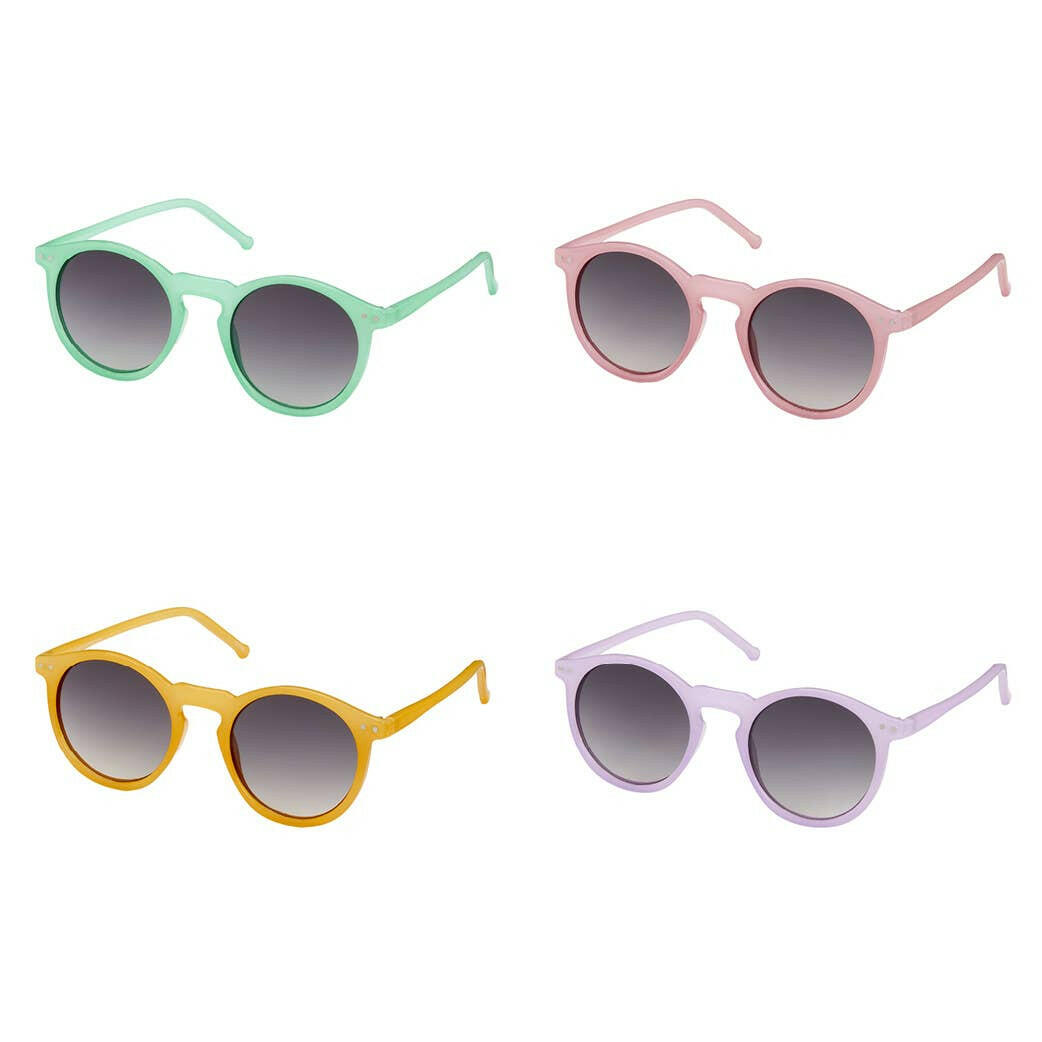 Pop Color Round Sunglasses.