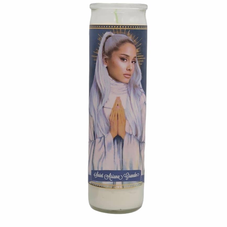 Ariana Grande Devotional Prayer Saint Candle