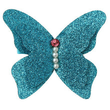 Load image into Gallery viewer, Glitter Fun Butterflies Hair Clips.
