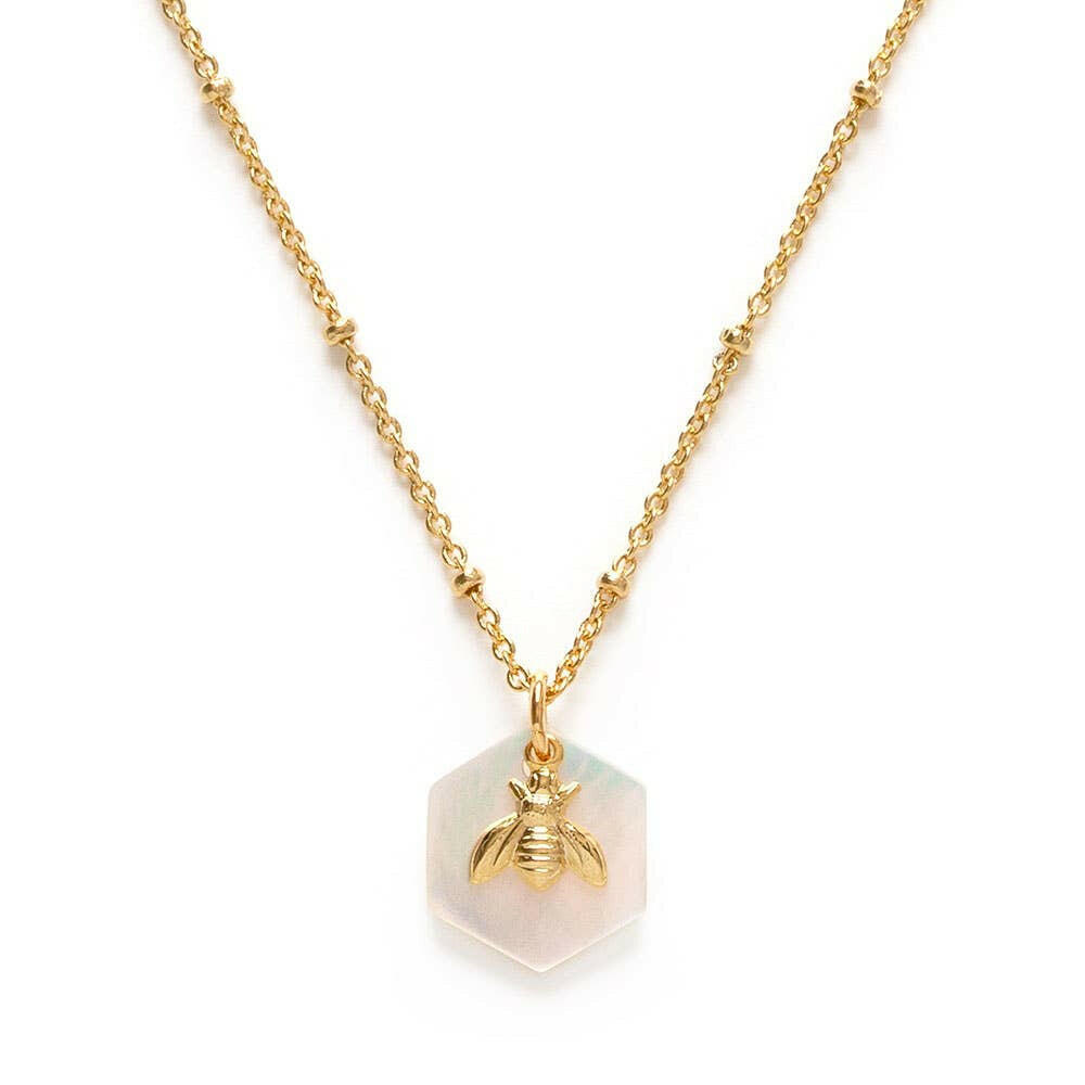 Honey Bee Necklace.