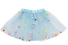 Load image into Gallery viewer, Light Blue Pom Pom Tutu.
