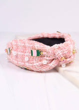 Load image into Gallery viewer, Brunch Time Tweed Headband PINK: Default.
