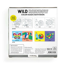 Load image into Gallery viewer, Wild Rainbow Color Magic Bath Book.
