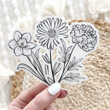 Load image into Gallery viewer, October Birth Month Flower: Marigold Sticker, 2x3.5in..
