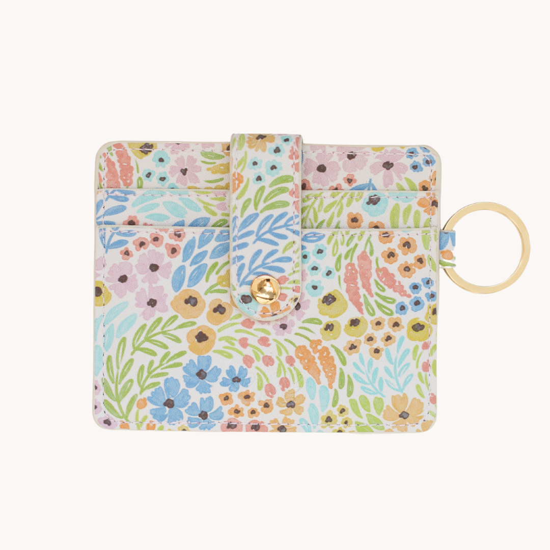 Pastel Wildflower Wallet.