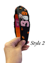 Load image into Gallery viewer, Halloween Beaded Headbands.
