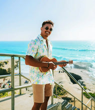 Load image into Gallery viewer, Vibrant Vacation Men&#39;s Hawaiian Shirt - Tropical Button Down.
