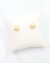 Load image into Gallery viewer, Bailey Small Ball Earring WR Worn Gold
