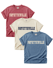 Load image into Gallery viewer, Fayetteville Collegiate Tee | Exclusive Reverie T-Shirt
