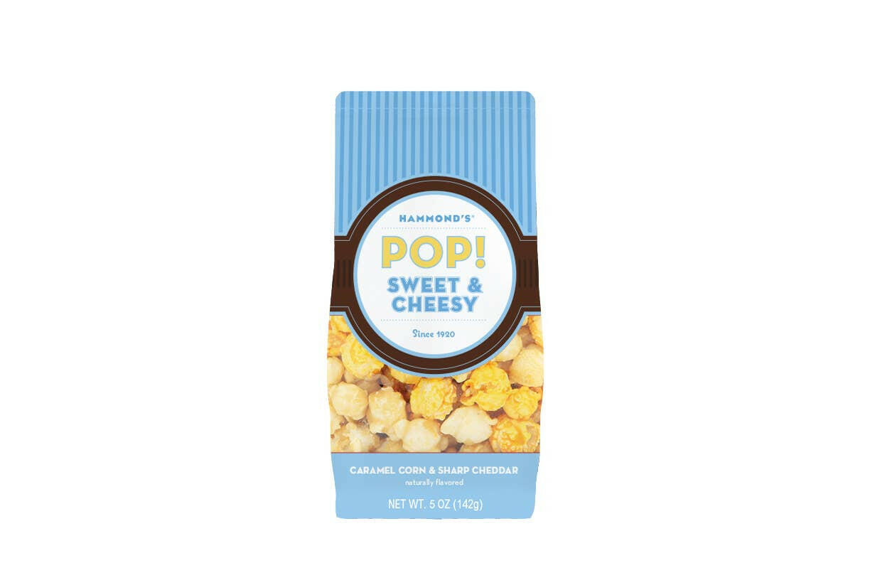 Natural Sweet & Cheesy Popcorn.
