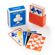 Load image into Gallery viewer, Read Em and Weep Playing Card Set.
