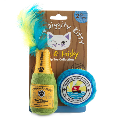 Kitty Clicquot (Bottle & Caviar) Organic Catnip.