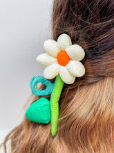 Load image into Gallery viewer, Puffy Flower Hair Clips.
