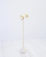 Load image into Gallery viewer, Eastchester Layered Crystal Hoop Earring Gold
