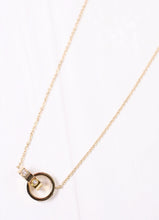 Load image into Gallery viewer, MacIntyre CZ Circles Necklace GOLD
