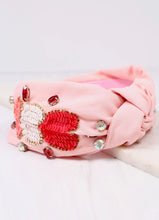 Load image into Gallery viewer, Mad About You Heart Headband PINK
