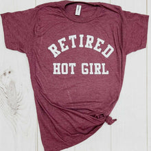 Load image into Gallery viewer, Retired Hot Girl Soft Graphic Tee.
