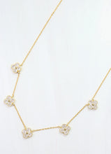 Load image into Gallery viewer, Richie CZ Clover Necklace
