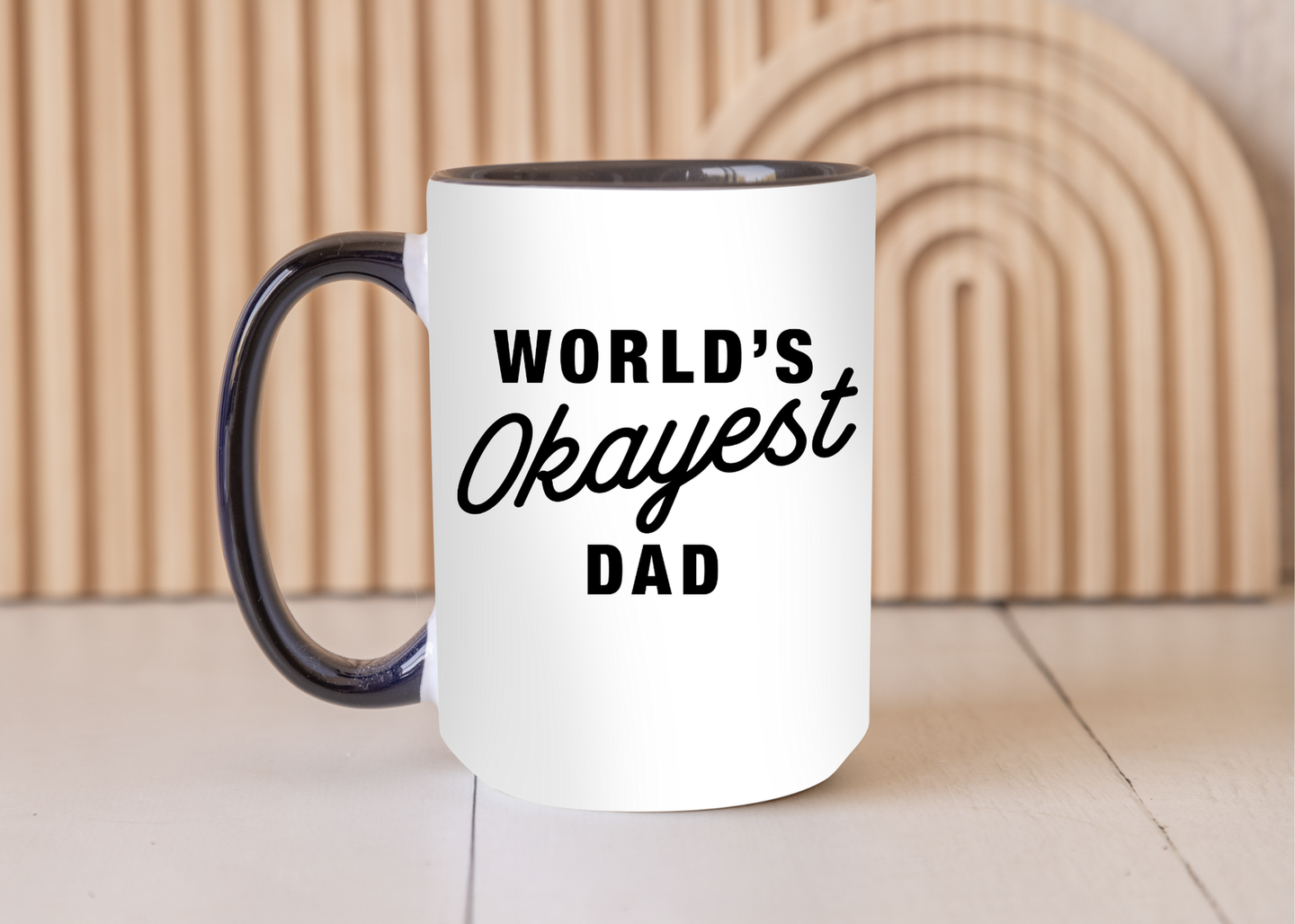 World's Okayest Dad Mug