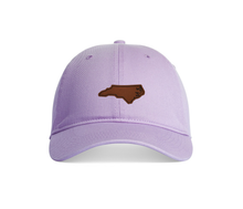 Load image into Gallery viewer, North Carolina Faux Leather Patch Cotton Twill Hat
