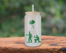 Load and play video in Gallery viewer, Army Men Glass Can Cup
