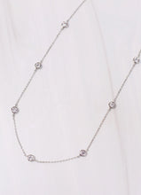 Load image into Gallery viewer, Waterloo CZ Necklace SILVER
