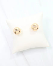 Load image into Gallery viewer, Bailey Medium Ball Earring WR Gold
