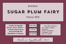 Load image into Gallery viewer, Sugar Plum Fairy Candle - Vienna, 1892
