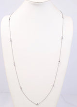 Load image into Gallery viewer, Carleton CZ Necklace SILVER
