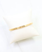 Load image into Gallery viewer, Monique Roman Numeral Bracelet WR Gold
