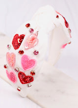 Load image into Gallery viewer, Endless Love heart Headband White SKU:
