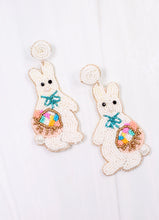 Load image into Gallery viewer, Easter Rabbit Earring WHITE
