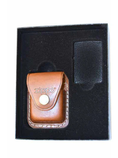 Zippo Gift Set with Brown Clip Pouch