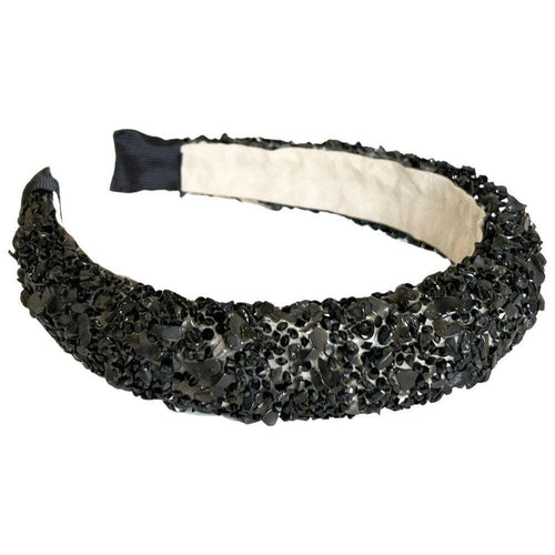 All That Glitters Headband - Black Hues.