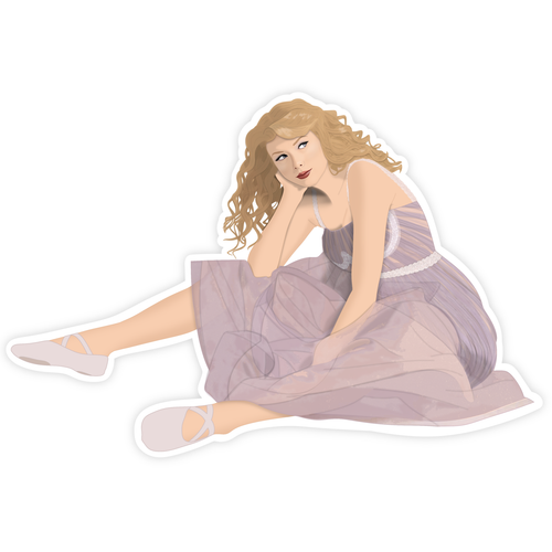 Taylor Swift Speak Now Taylor's Version Sticker.